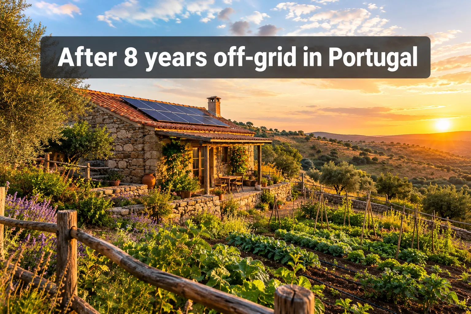 After 8 years off-grid in Portugal, couple says 'simple' life gave them 100 new jobs
