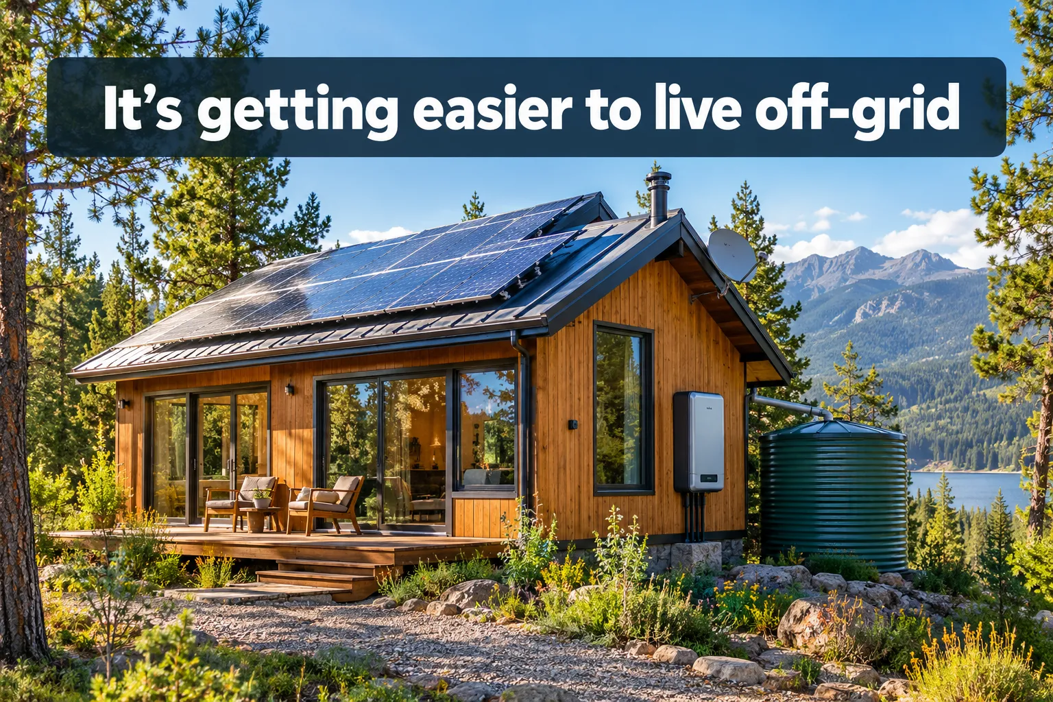 It’s getting easier to live off-grid – but it comes with certain costs
