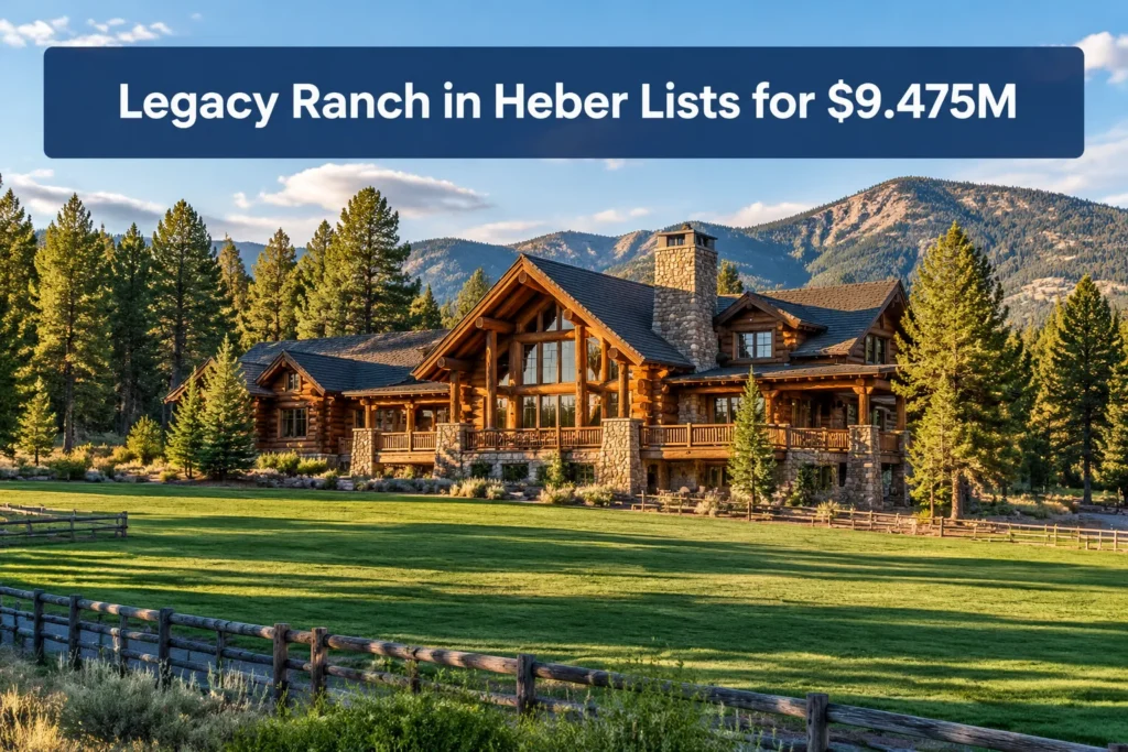 Legacy Ranch in Heber Lists for $9.475M With Luxury Off-Grid Estate