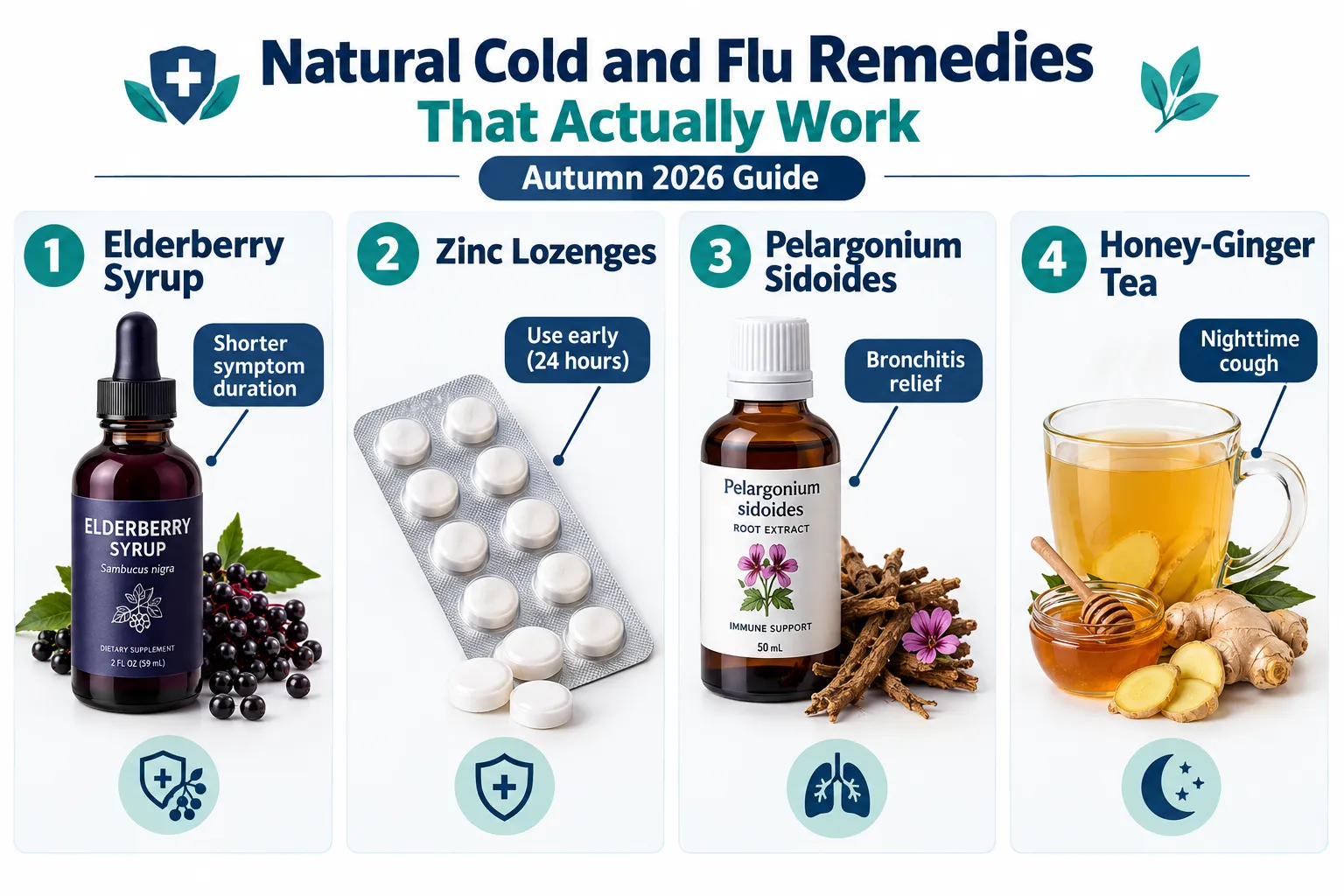 Natural Cold and Flu Remedies That Actually Work: The Evidence-Based Shortlist