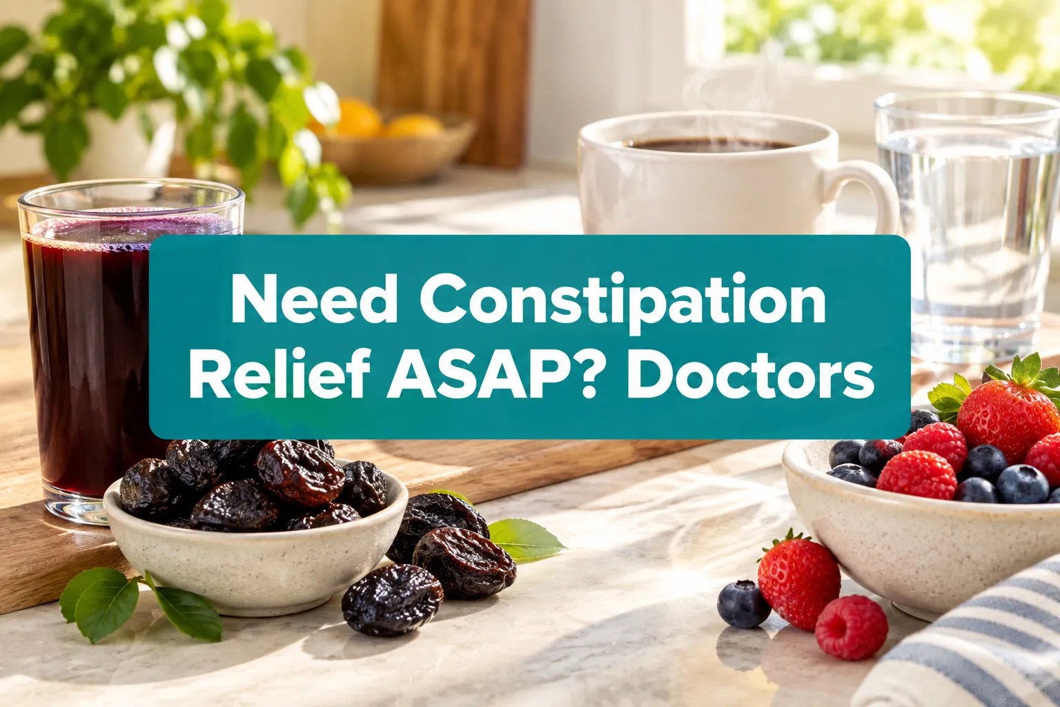 Need Constipation Relief ASAP? Doctors Swear By These Tricks to Help You Poop Fast