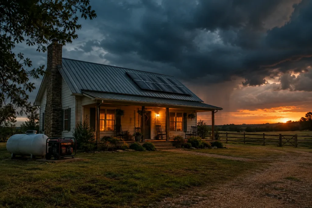 Southern rural homeowner wants off-grid solar for long outages…but there is an issue
