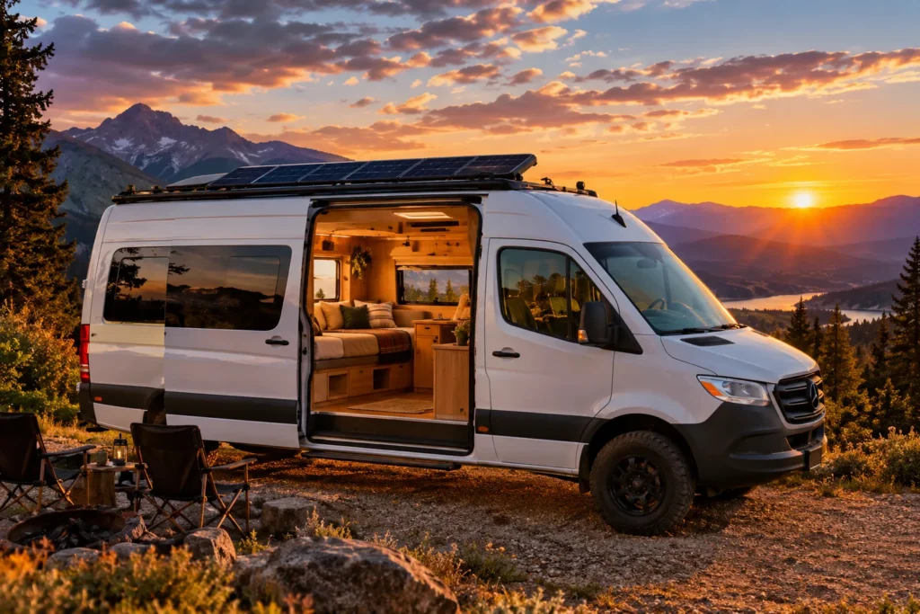 Super Lounger Is Built Around Interior Comfort & Off-Grid Capability