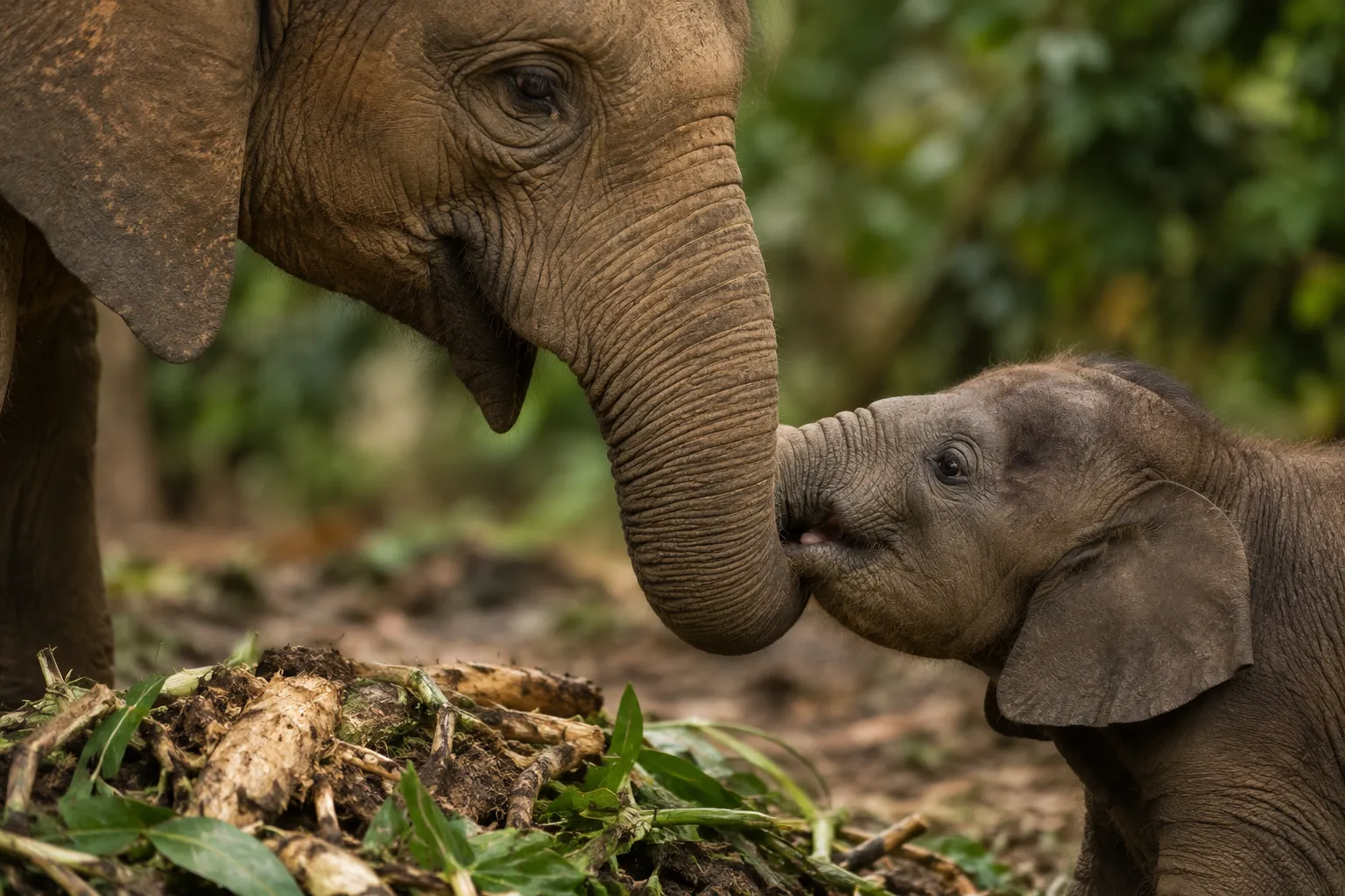 The Evidence That Elephants Treat Themselves With Medicinal Plants, Witnesses Say, In Calf Care