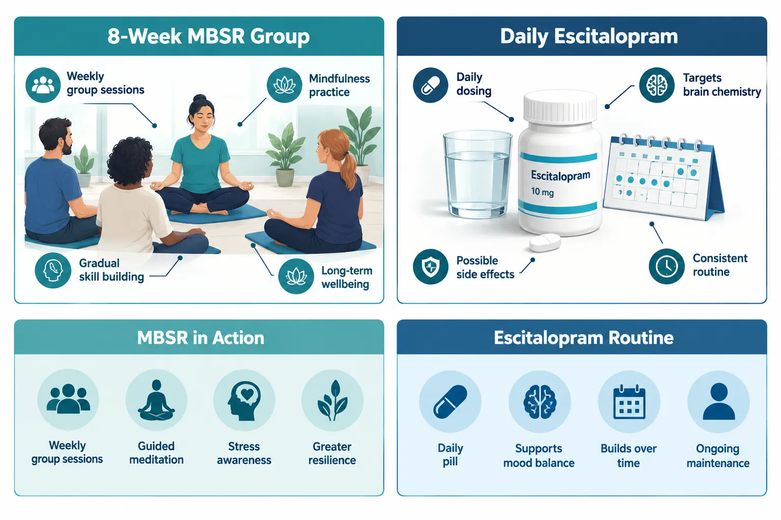 The Study That Changed the Conversation: MBSR vs. Escitalopram
