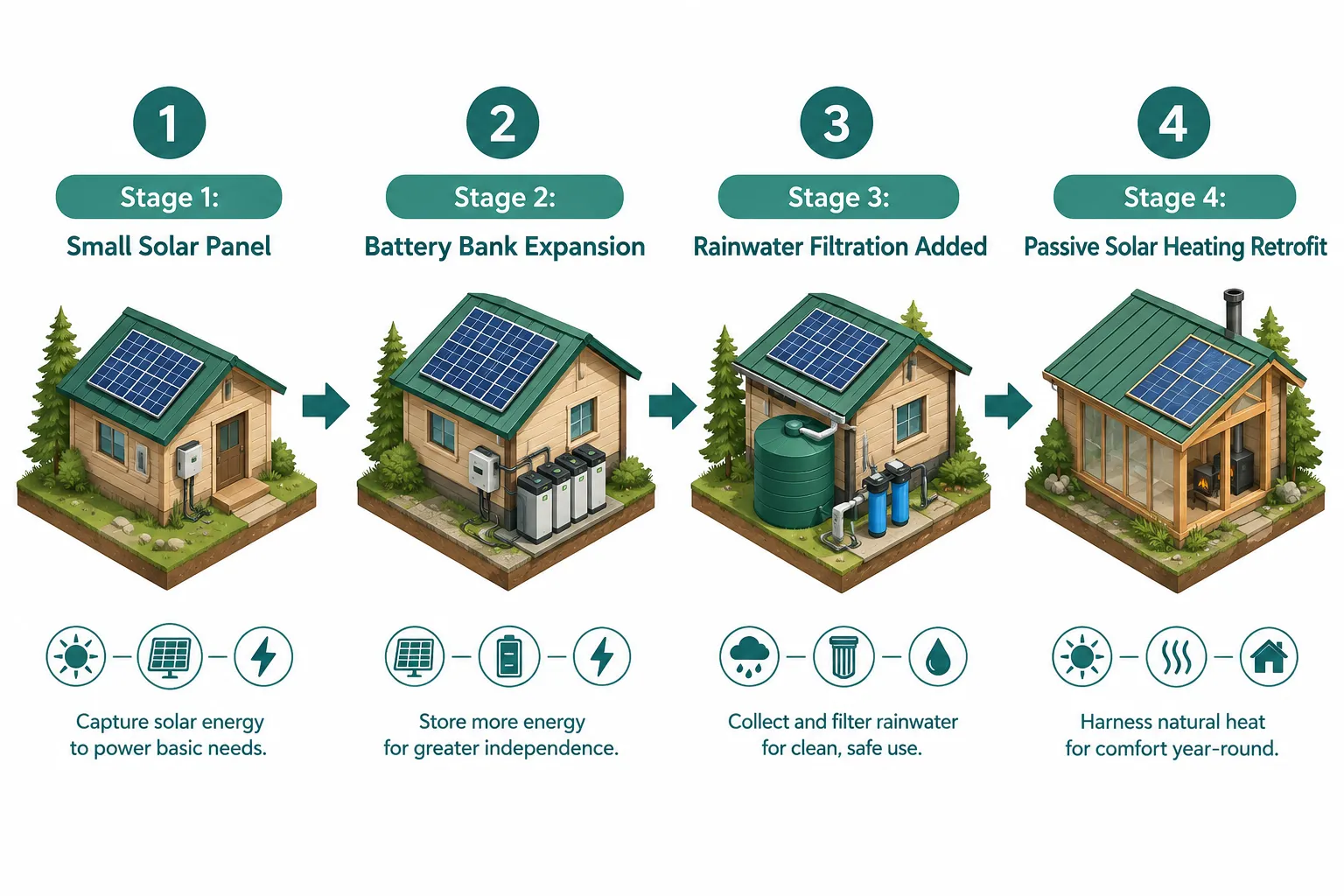 The Upfront Cost of Reaching How an Off-Grid Family Lives on $400 a Month With Zero Utility Bills