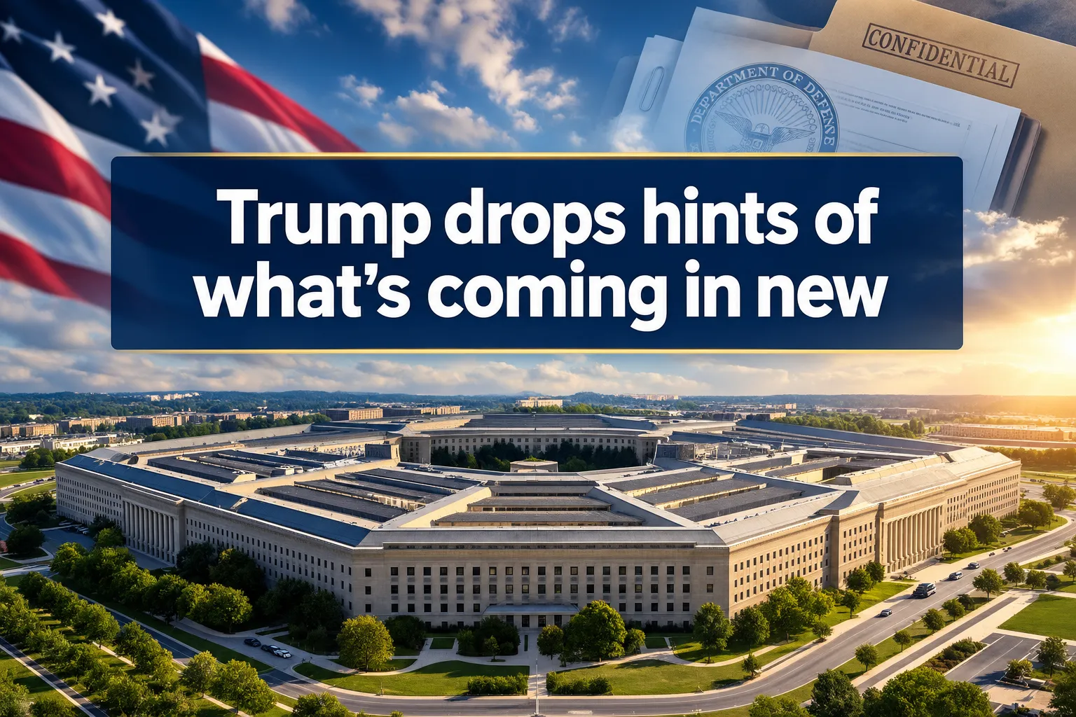 Trump drops hints of what’s coming in new batch of UFO files set for release