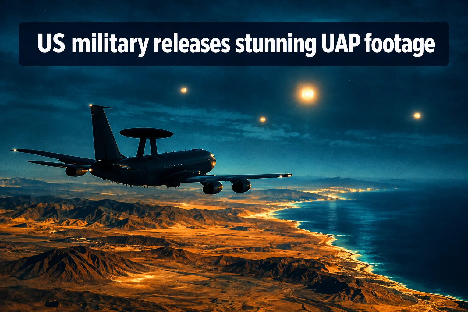 US military releases stunning UAP footage showing mysterious objects tracked at up to 500 mph