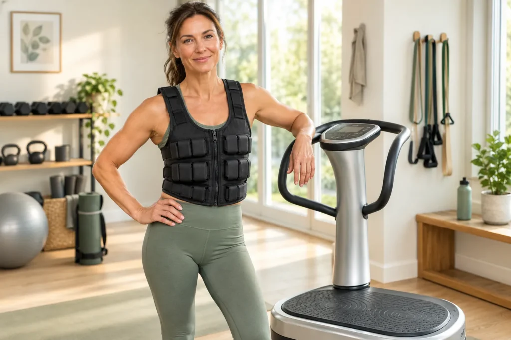 Weighted vests, vibration plates: Doctor weighs in on midlife wellness trends