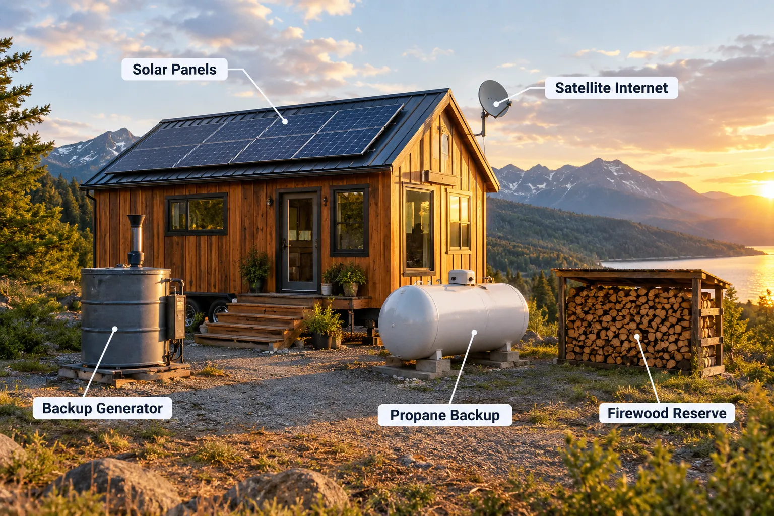 Why an Off-Grid Tiny-Home Owner Says Dreamy Videos Don't Show the Fuel Costs
