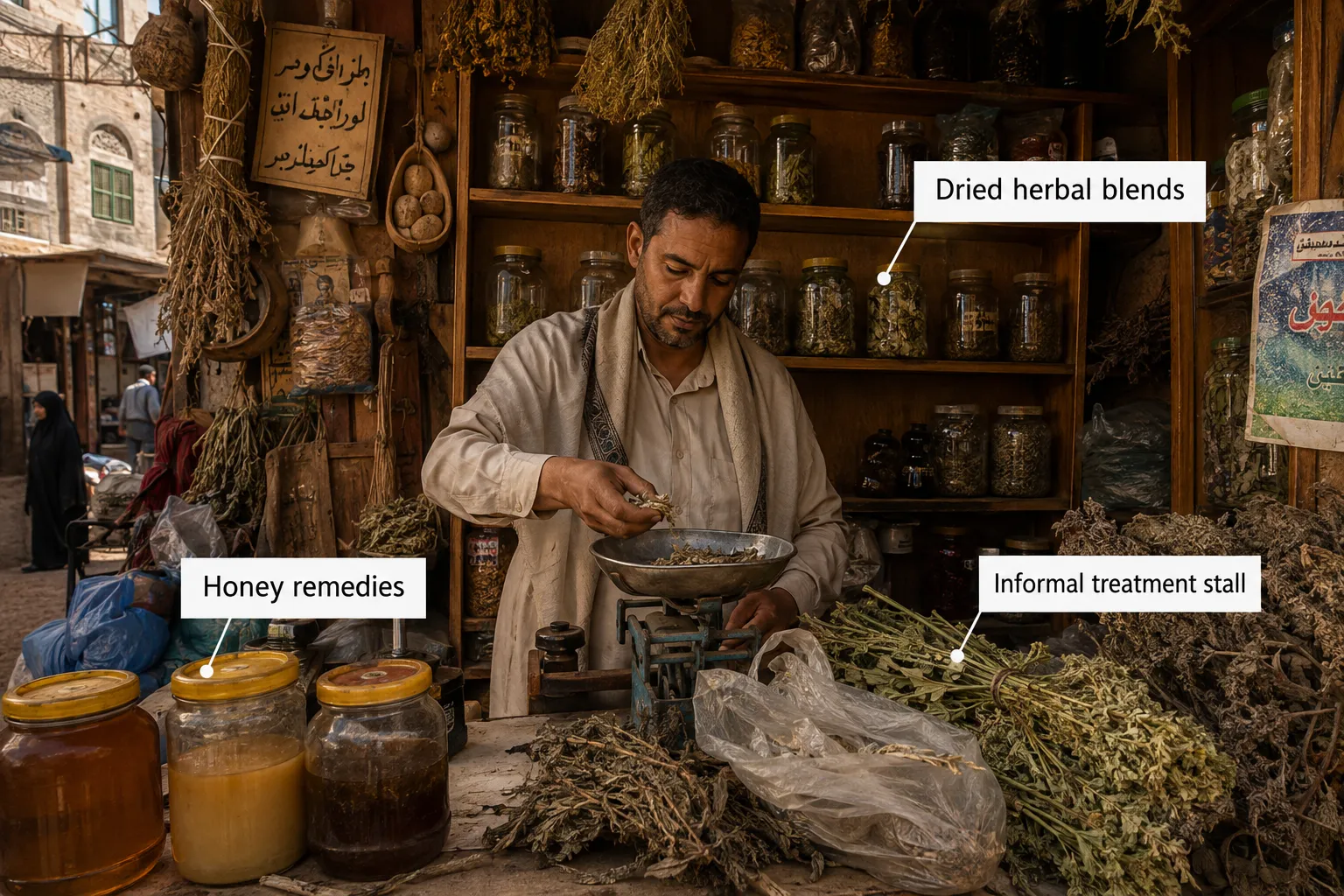 Why Yemen's Collapsing Healthcare Forces the Sick to Seek Alternative Medicines