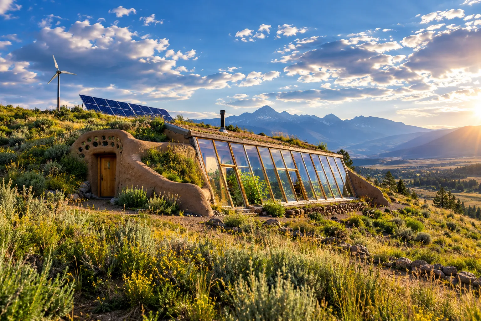 This Rare Off-Grid 'Earthship' in Wyoming Just Listed for $625K